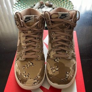 Desert Camo Nike High Dunk Size 8